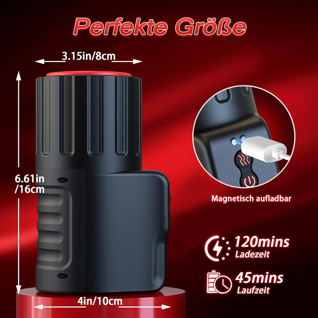 Elektrischer Masturbator Sex Spielzeug für die Männer - Masturbieren Sexspielzeug für Männer Solo Paare Extrem Sex mit 10 Vibrierend & Rotierend, Taschenmuschi Penis Masturbatoren Blowjob Sex Toys