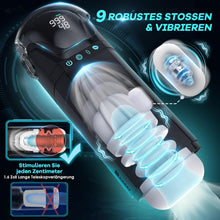 Laden Sie das Bild in den Galerie-Viewer, PRONFANS Sex Spielzeug für die Männer Masturbator, 9 Saugen &amp; Stöße &amp; Vibratorensets 3D Pussy Masturbieren für Männer Penispumpe, APP Taschenmuschi Blowjob Sexspielzeug Masturbatoren Penis Sex Toys