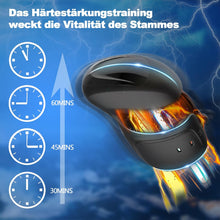 Laden Sie das Bild in den Galerie-Viewer, Elektrische Eichelvibrator,Penis-Vibrator mit einstellbarer Größe,10 Vibrationsmodi Neuer Masturbatoren,Elektrische Masturbatoren Penis Trainer, Männer Eichel Stimulator Silikon Sexspielzeug