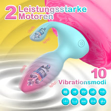 Laden Sie das Bild in den Galerie-Viewer, Analplug für Frauen mit Vibration Anal Plug Vibrator, Analvibratoren für Mann Butt Plug Sexspielzeug für Paare mit 10 Vibration Prostata Stimulation Männer Sex Spielzeug für die Männer Buttplug