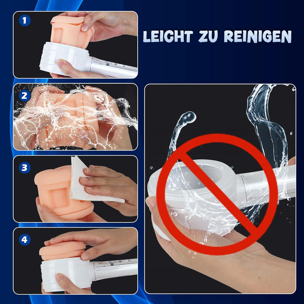 Elektrischer Masturbator Cup mit 3 Modi 7 Frequenz,Masturbieren für Männer Sex Toys Masturbieren für Männer Taschenmuschi Penis Masturbatoren mit 3D Realistischer Vagina Anal,Spielzeug für die Männer