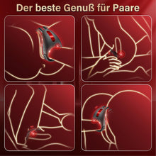 Laden Sie das Bild in den Galerie-Viewer, Sex Spielzeug für die Männer Penisring mit Einstellbare Größe, Cockring Vibration Sex Spielzeug für Paare mit Rabbit Vibrator für Klitoris, Erotik Sexspielzeug Penis Ring Sex 7 Vibrationsmodi Sex Toys
