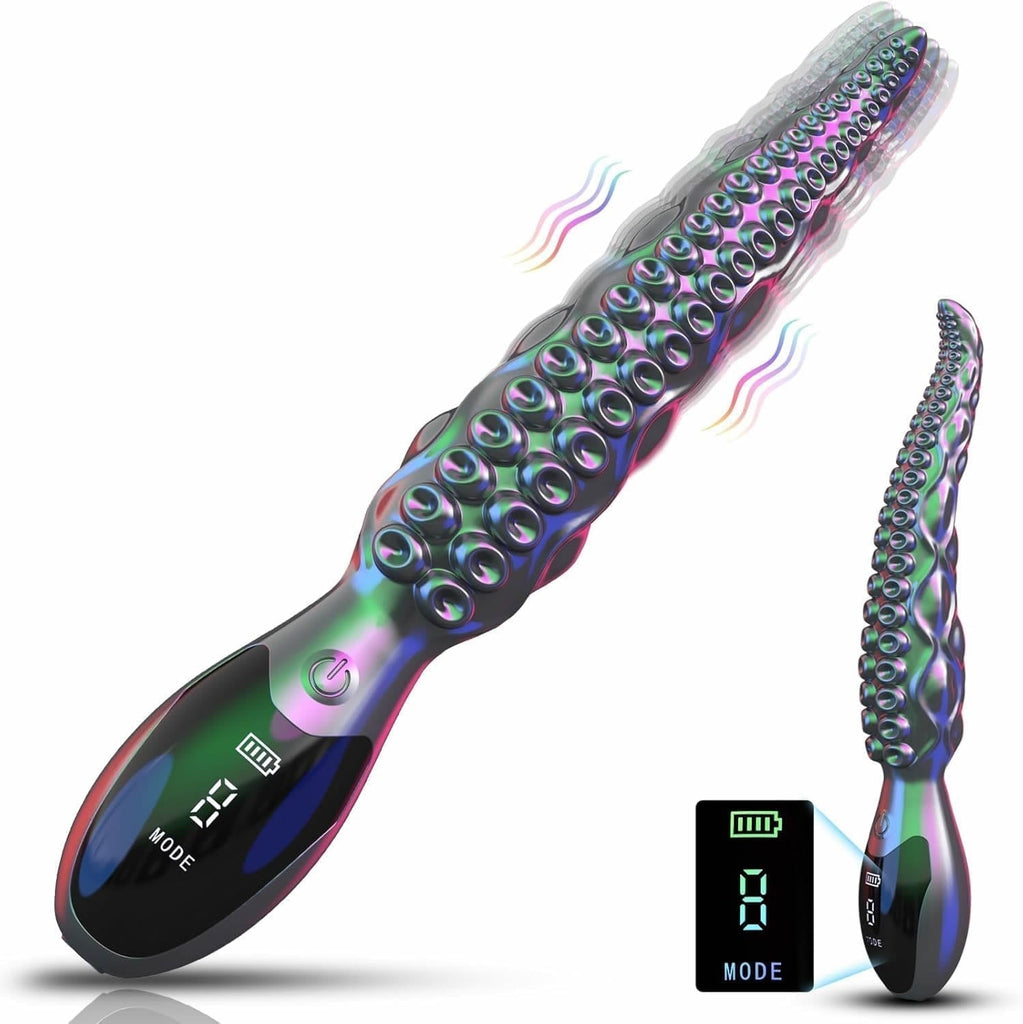 Dildo Vibrator Sex Spielzeug für die Frau,G Punkt Vibratoren mit Klitorisstimulation für Frauen mit 9 VibrationModi & LCD-Display,Vibratorensets für Frauen Anal Dildo Anal Plug Anal Vibrator Sex Toy.
