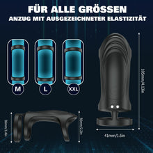 Laden Sie das Bild in den Galerie-Viewer, Penisring Vibrator Sex Spielzeug für die Männer, Penis Ring Erotik Sex Spielzeug für Paare Extrem, Cockring Penistrainer mit App Steuerung Masturbieren Männer mit 10 Modi für Langwährende Erektion