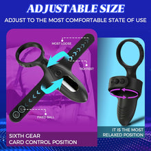 Laden Sie das Bild in den Galerie-Viewer, Buntune Elektrische Masturbator Cup mit 10 Vibrationsmodi, Penis Trainer Vibrator mit Langwährende Erektion Penisring, Silikon Eichel Stimulator Masturbieren Sexspielzeug für Männer Solo