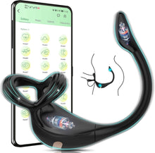 Laden Sie das Bild in den Galerie-Viewer, Dreieckiger Penisring Sex Spielzeug für die Männer, Penis Ring Erotik Sex spielzeug für Paare extrem sex, Cockring Erotisches Sexspielzeug für Klitoris, 10 Vibrationsmodi Dual Penisringe Massagegerät