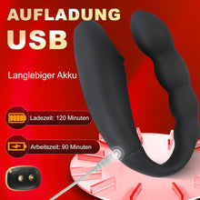 Laden Sie das Bild in den Galerie-Viewer, Doppeldildos Dildo Anal Vibrator Klitorisstimulator G-punkt Vagina Klitoris Anal Massage Drahtlose Steuerung Dildo Doppel Headed Vibratoren U-förmigen Sex spielzeug für Frauen Lesben Paar