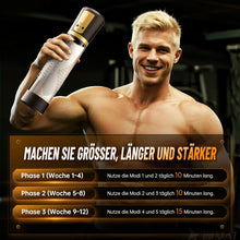 Laden Sie das Bild in den Galerie-Viewer, Elektrische Penispumpe Masturbator Sex Spielzeug für die Männer - Vakuumpumpe mit 5 Starken Saugmodi Penies Pump mit 6 Penisringe &amp; 3 Silikonhülsen Erotisches Sexspielzeug für Männer Penisvergrößerung