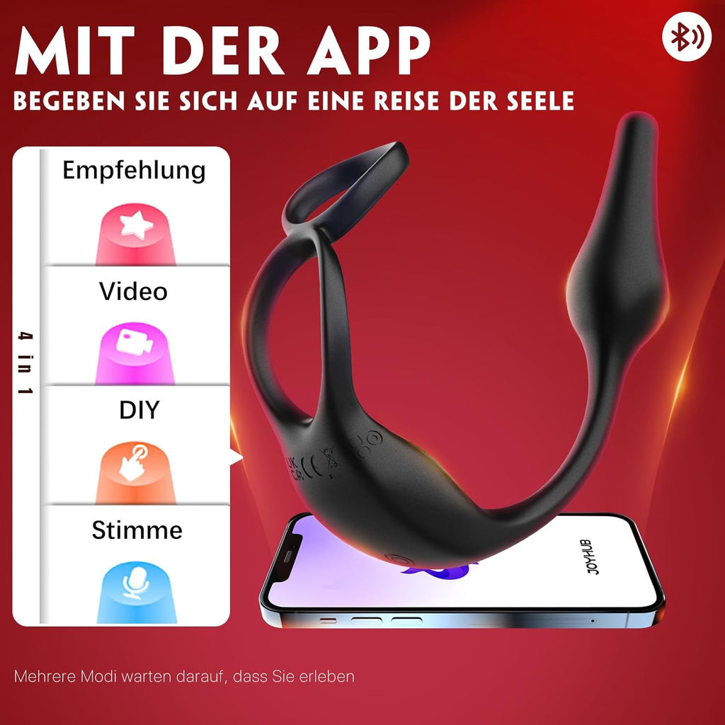 Sex Spielzeug für die Paare 7 Vibrationsmodi Cockring Massagegerät Sex Toy