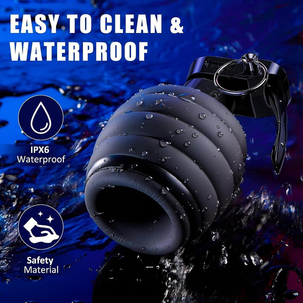 Elektrische Masturbator Cup mit 10 leistungsstarke Vibrationsmodi Penis Training Vibrator Sexspielzeug für Männer Taschenmuschi Sex Toyset Herren