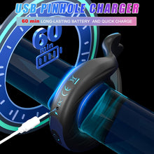 Laden Sie das Bild in den Galerie-Viewer, Vibrierender Penisring, Sexspielzeug für Männer und Paare, flexibler Penisring-Vibrator aus Silikon mit 9 leistungsstarken Einstellungen zur Stimulation von Klitoris und Hoden