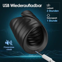 Laden Sie das Bild in den Galerie-Viewer, Elektrischer Masturbator Penistrainer Vibrator App Steuerung Masturbieren Männer mit 9 Vibrationsmodi, 2in1 Sexspielzeug Eichel Stimulator Masturbatoren Mann Sex Spielzeug für Männer die Paare Solo