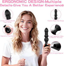 Laden Sie das Bild in den Galerie-Viewer, Analvibratoren für Mann, Wordone Analplug für Männer mit 10 Vibrationen&amp;7 Stoßbewegungen, Buttplug Prostata Stimulation Sex Spielzeug für die Männer, Analspielzeug-Analplug# für Frauen Paare