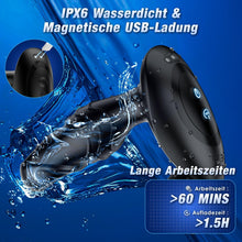Laden Sie das Bild in den Galerie-Viewer, Analvibratoren für Männ Prostata Stimulation Männer Analplug für männer mit 10 Schlagmodi 10 Vibrationen Sexspielzeug für die Männer Anal Vibrator Dildo Vibratorensets für Männer Perineum Stimulation