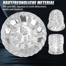 Laden Sie das Bild in den Galerie-Viewer, Elektrischer Masturbator Sex Spielzeug für die Männer，Masturbieren für Männer Handfrei mit 7 Modi Saugen &amp; Vibrieren &amp; Schieben &amp; Rotieren und Lecken，Taschenmuschi Realistisch Masturbatoren