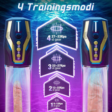 Laden Sie das Bild in den Galerie-Viewer, Elektrische Penispumpe Penisvergrößerung Sexspielzeug Masturbator - Sprachsteuerung Penispumpen mit 4 Saugstufen &amp; 4 Trainingsmodi Masturbieren für Männer Sex Sexspielzeug Sex Spielzeug für die Männer