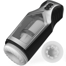 Laden Sie das Bild in den Galerie-Viewer, 7 Thursting &amp; Vibrating mit riesigem sichtbarem Fenster Oral Male Masturbator