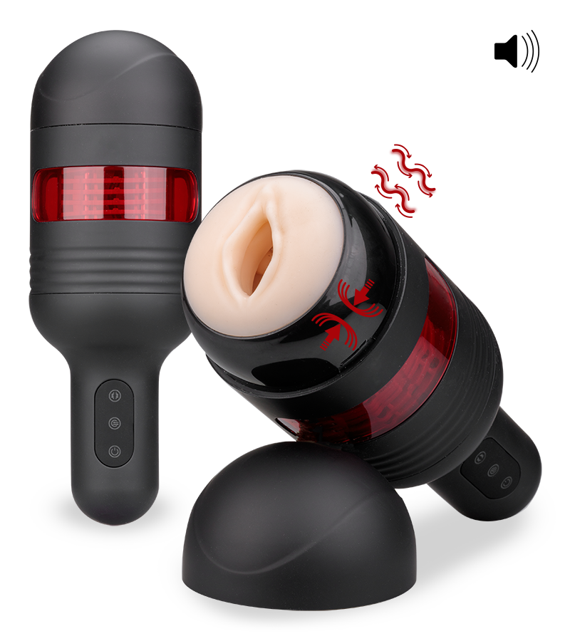 Airbag-Masturbator mit Wellentechnologie Rollercoaster