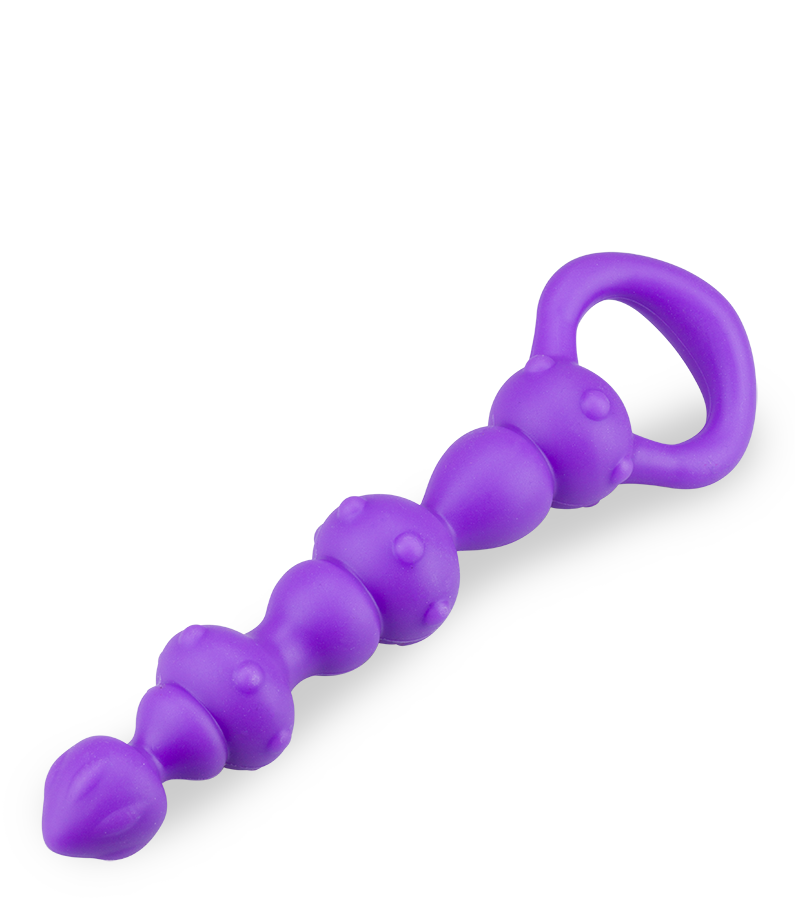 Anal-Perlenkette in Violett