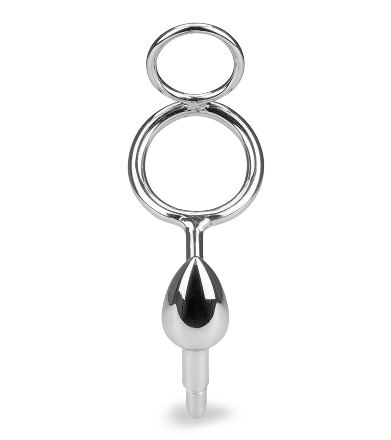 Analhaken mit Doppel-Penisring Captain