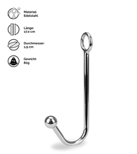 Laden Sie das Bild in den Galerie-Viewer, Analhaken mit kleiner Kugel Hooky