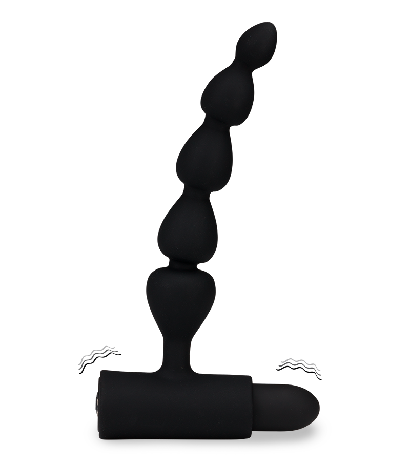 Analkette mit Vibration und 5 Kugeln Bead