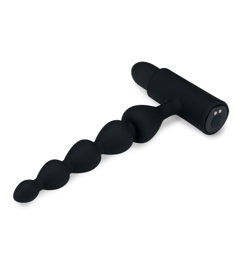 Analkette mit Vibration und 5 Kugeln Bead