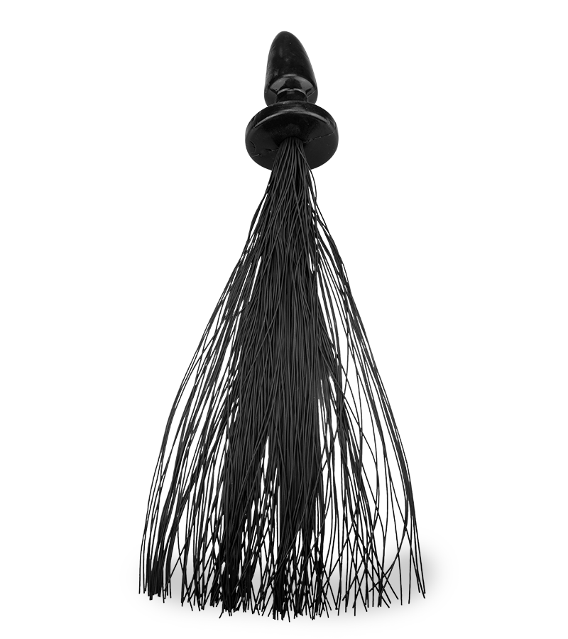 Analplug mit Riemen aus Silikon