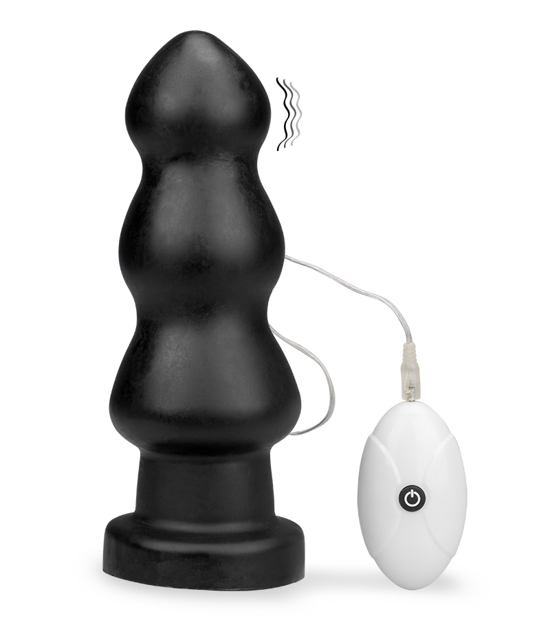 Analplug mit Saugnapf und Vibration Tumultuous