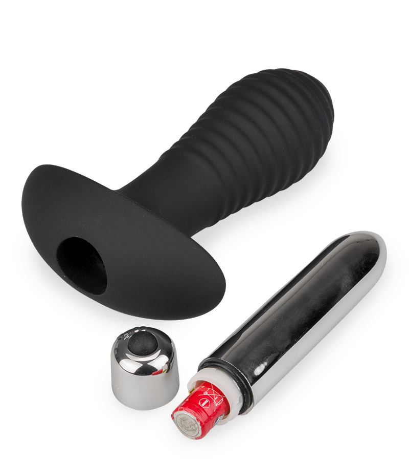 Analplug mit Vibration Spiral