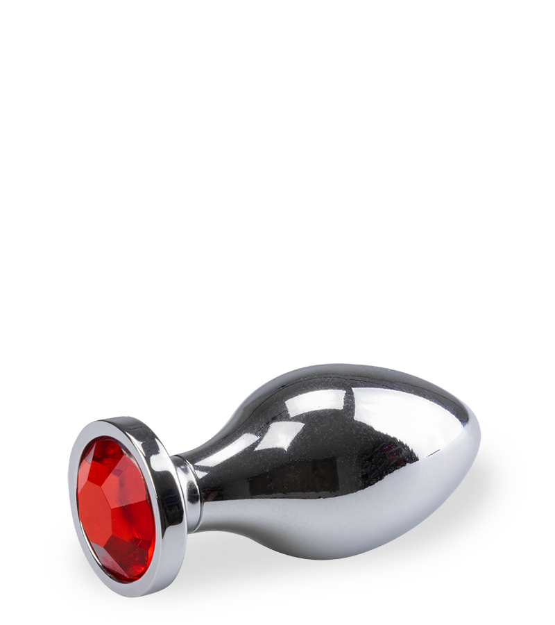 Analschmuck mit Doppel-Cockring und 3 Plugs