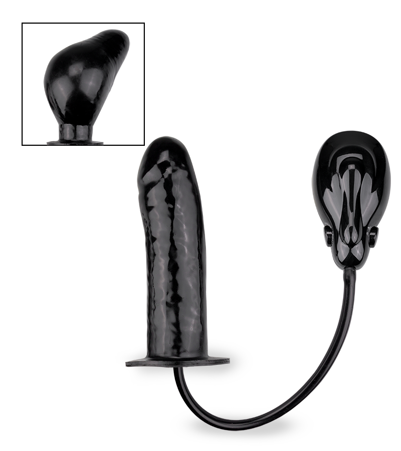 Aufblasbarer Dildo-Vibrator mit automatischer Pumpe