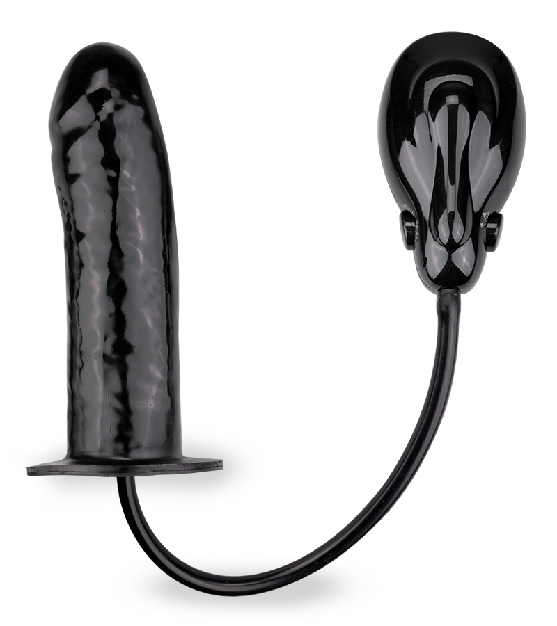 Aufblasbarer Dildo-Vibrator mit automatischer Pumpe