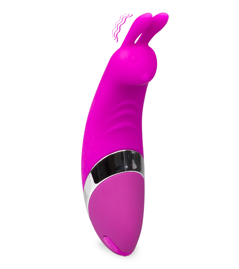 Aufladbarer Klitoris-Minivibrator Rabbit