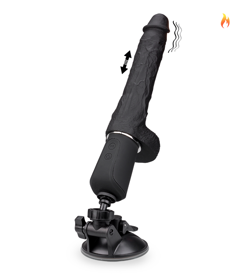 Automatischer Stoßdildo aus Silikon Russell