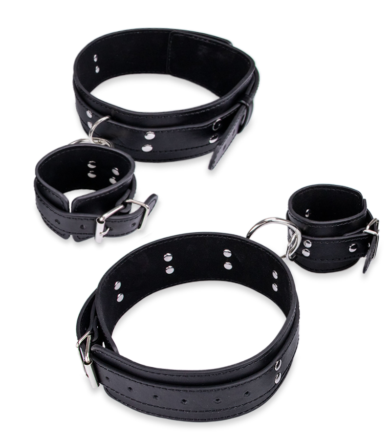 BDSM-Fesseln für Oberschenkel und Handgelenke