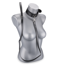 Laden Sie das Bild in den Galerie-Viewer, BDSM-Halsband und -Leine