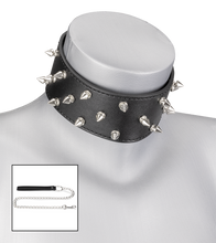 Laden Sie das Bild in den Galerie-Viewer, BDSM-Halsmanschette mit Nieten