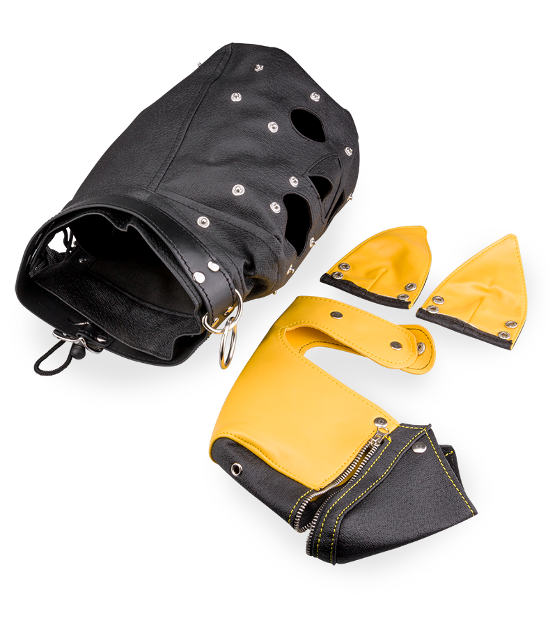 BDSM-Hundemaske Dobermann für Puppy Play