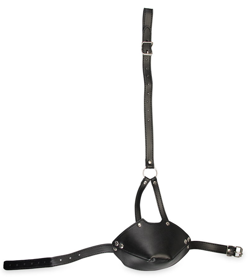 BDSM-Mundknebel aus Leder