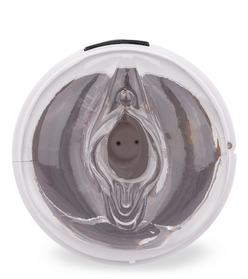 Beheizbarer Saug-Masturbator mit Audiofunktion