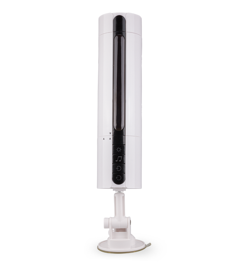 Beheizbarer Saug-Masturbator mit Audiofunktion