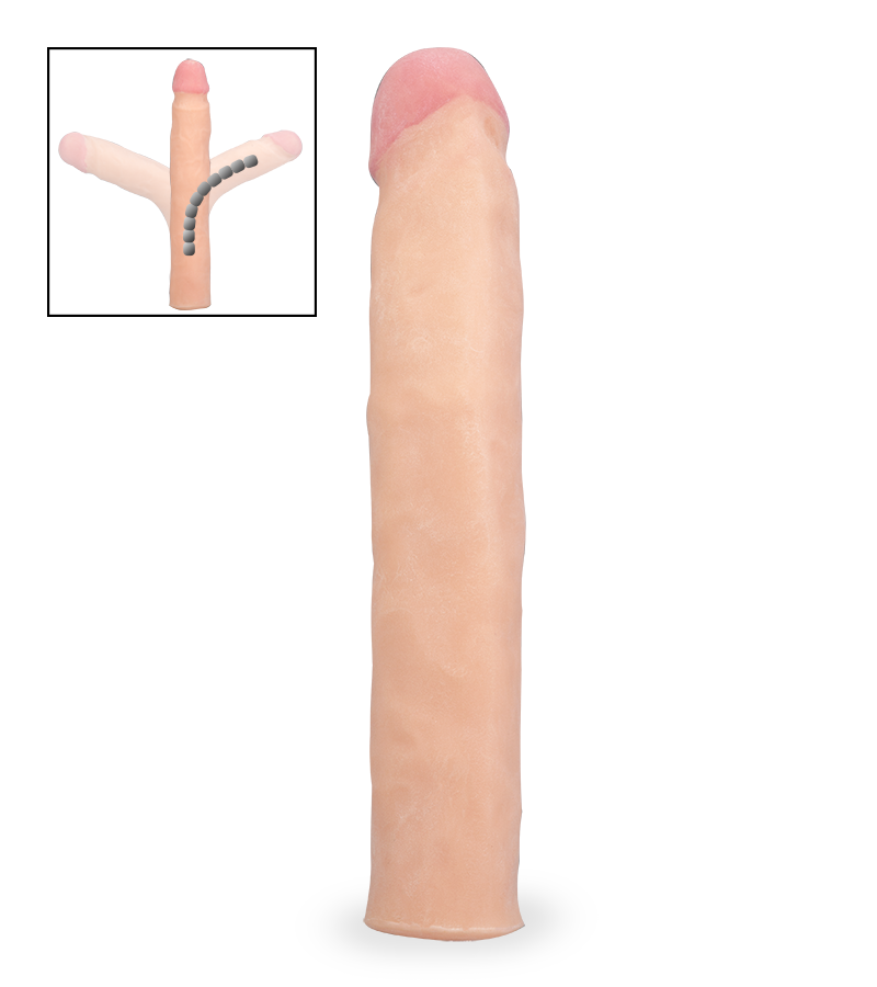 Biegbarer Dildo ohne Saugnapf, L-Größe