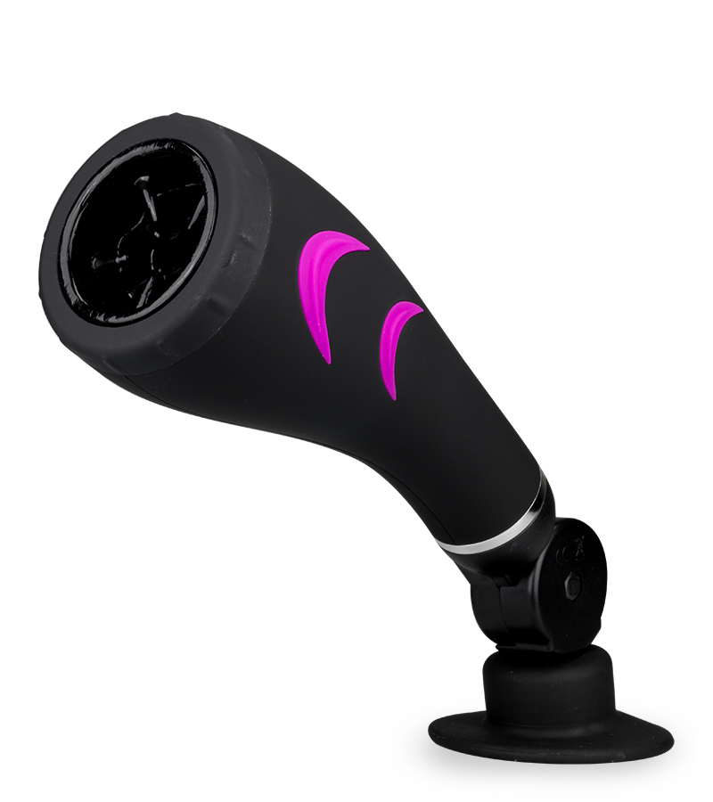 Blowjob-Profi-Masturbator mit Vibration und Saugfuß