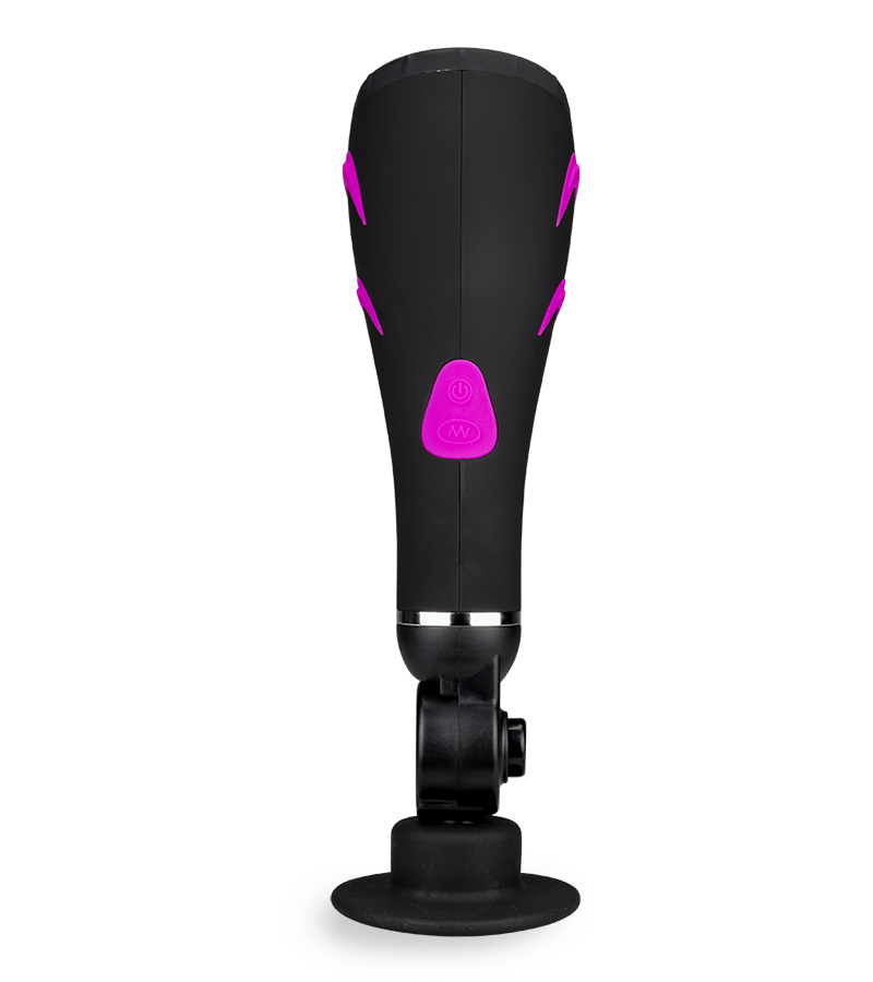 Blowjob-Profi-Masturbator mit Vibration und Saugfuß