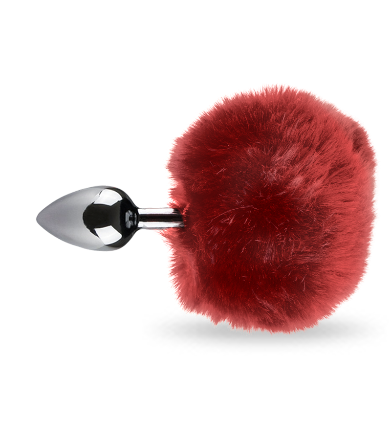 Bunny Tail Rosebud-Analplug