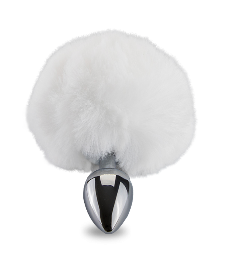 Bunny Tail Rosebud-Analplug