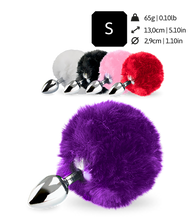 Laden Sie das Bild in den Galerie-Viewer, Bunny Tail Rosebud-Analplug