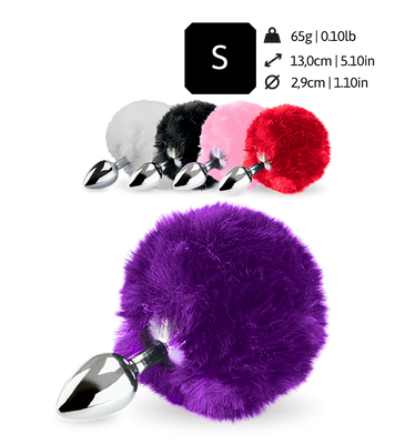 Bunny Tail Rosebud-Analplug