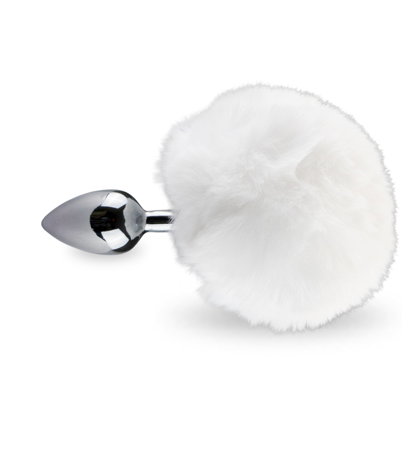 Bunny Tail Rosebud-Analplug